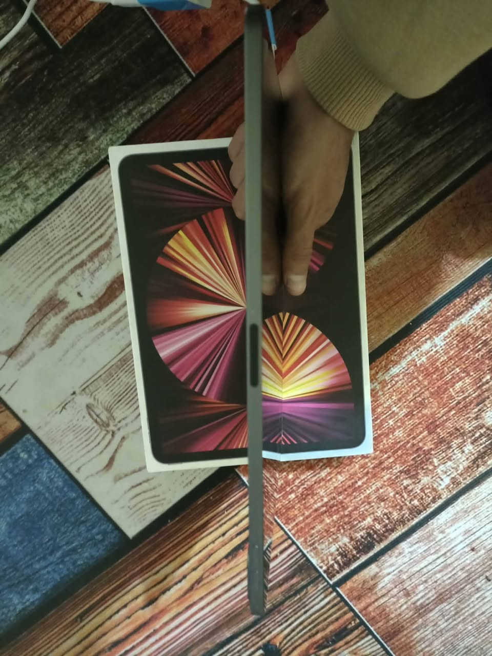 السلام عليكم ايباد M1 بي خطوط بشاشه
جديد حيل نضيف شخط مابي
البطاريه91
الذاكره 128
550$


**إذا كنت صاحب هذا الإعلان وتريد حذفه لأي سبب، رجاءا أرسل رسالة إلى الدعم الفني**