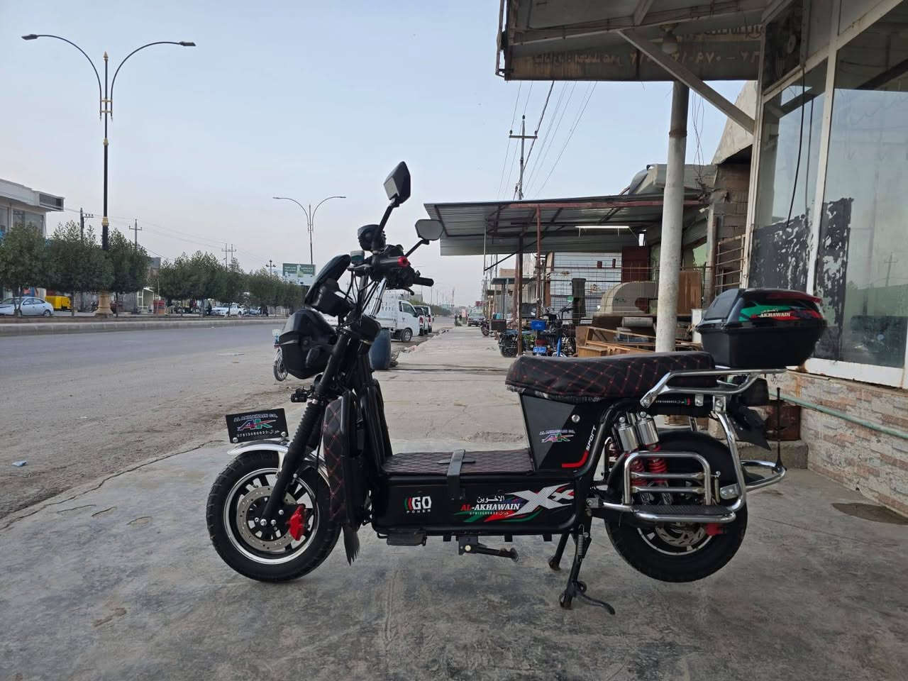 سلام عليكم
دراجة شحن جبلي للبيع  
كامل عل فحص السعر/ 575الف وبيه مجال
الرقم الاتصال/*********** /***********
