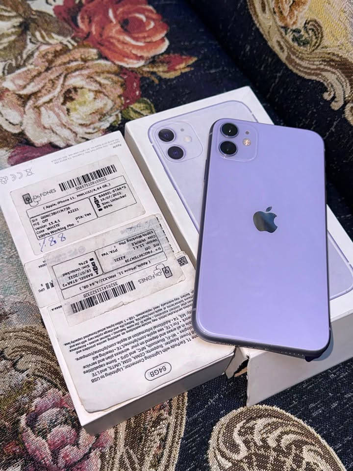 ايفون ١١عادي جهاز ممبدل ولا قطعه ذاكره 64
بطاريه🔋72جهاز نضيف بي بس هذه لخط بل شاشه موضح بل تصوير وممئثر عل لمس سعر 200 وبي مجال مكاني بغداد 
***********واتساب فقط 

***********اتصال فقط
