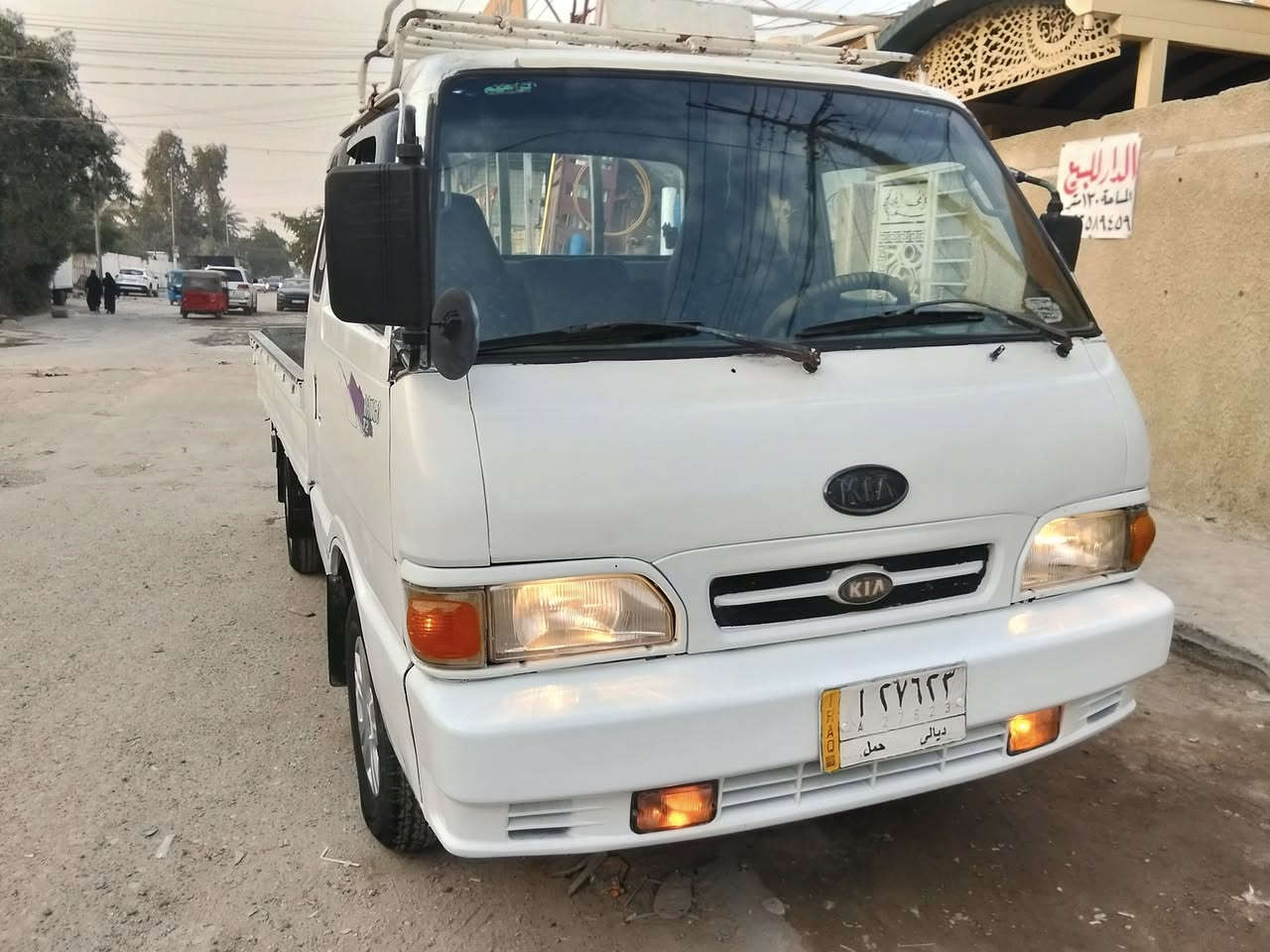 كيا موديل 95 ، رقم ديالى دوالي ارقامها طالعه
كير اكسن محرك شاصي تمام 
السعر 58 $.        ***********
مكاني بغداد غير متواجد على النت
