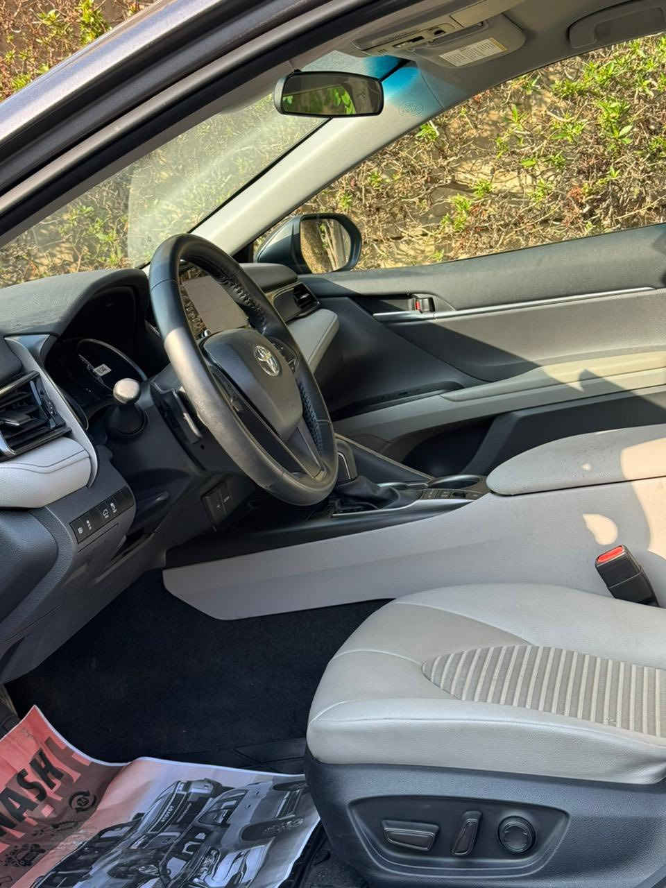 Camry SE +
كامري موديل 2024 

مواصفات 
_بصمة
_تشغيل عن بعد
_كشنات جلد 
_كشن كهرب 
_شاشة جبيرة 
_رادار امامي 
_رادار بالمري 
_شفتات بالستيرن
_اشارات بالمري
السيارة ماشية 32 الف ميل فقط 
السيارة بيها صبغ فقط بابين  
السيارة مكانها بغداد المنصور  
السعر  225 ورقه  
***********
