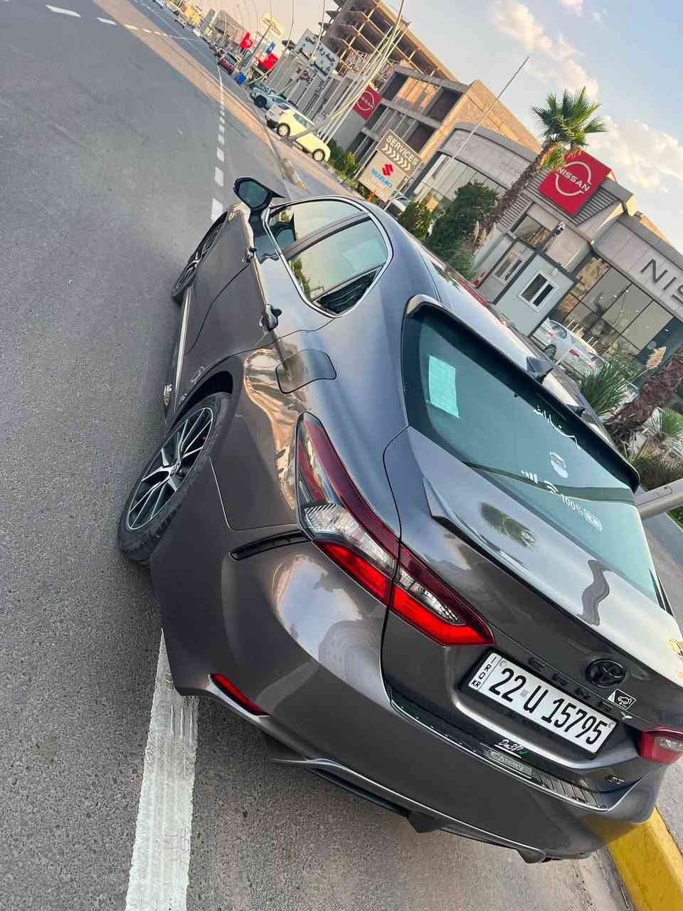 كامري 23 se لون نفطي
بيها صبغ بونيد وجاملغ بدون ايرباگ 

ماشيه ٧٩

محرك وگير شرط شركة 

رقم سنويا جديد تحويل ثاني يوم

السعر ١٧٧ وبيها مجال 

مراوس يرهم 

موصل القيارة قرية الحاج علي ***********
