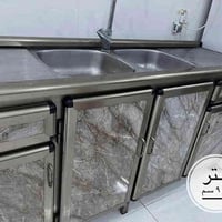 كاونتر • سنك حوضين • موصل ايسر