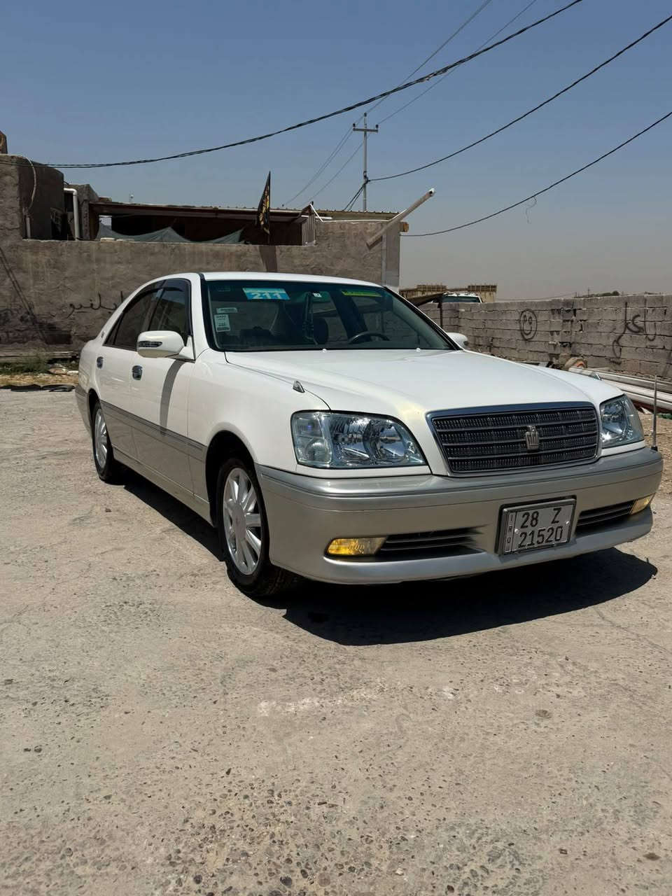 سلام عليكم من رخصت مدير الكروب
تيوتا كراون ملكه 

كفاله عامه من كص نقل جثه وضربه 

رقم نجف انكليزي قرار 48 تسليم دوله 

كفاله اصوليات غرامت بسمي مدار بنفس اليوم 

الموصفات 3دكم كرستال اصل دفور الجبير

برده خلفيه شغاله 

ستيرن كهربائي شغال تحكم

اي بي اس شغال 

تبريد ثلج وي السويج 

دبل شاشه يدات يسره بلاد 

اربع كشنات كهربائي شغالات كلهن 

تحوير فوك وجوه نجف مشط يسره بلاد شرط 

دشبول مثنى العيساوي يخبل 

تخم تاير حدايده 

اريل امامي خلفي 

مري شفط ام الشاير 

موديل 2003 اصل 

السياره عل خضار 

العنوان النجف مشخاب 

الرقم ***********

السعر 158 ورقه بيه مجال حق الجيه
