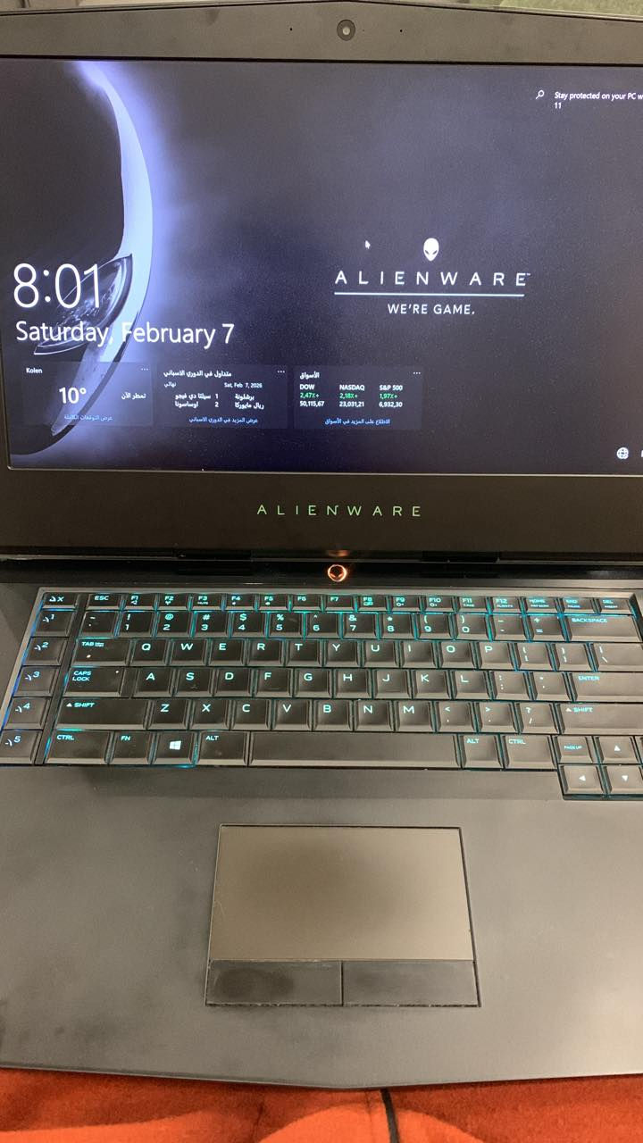 Alienware
I9 gen8
Gtx 1080
Ram 16


**إذا كنت صاحب هذا الإعلان وتريد حذفه لأي سبب، رجاءا أرسل رسالة إلى الدعم الفني**