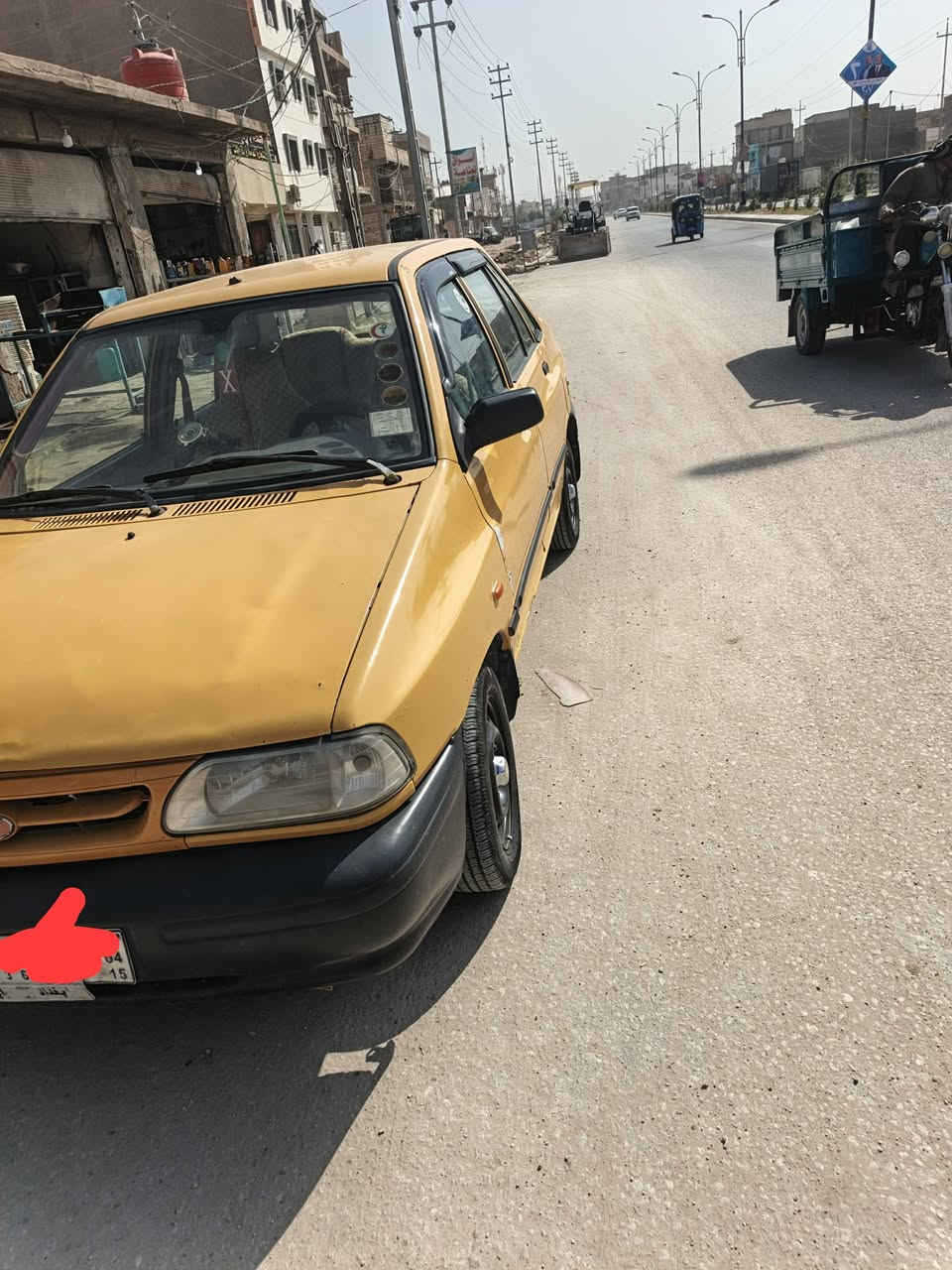 السلام عليكم سايبا موديل15سنويه شهر السادس تنتهي مكاني كربلاء مكينه كير حداديه تبريد تخم تاير باتري جديد كهربائية كلهي شغاله هيه وغرامات مصفره  35 وبيها مجال رقم بغداد ***********
