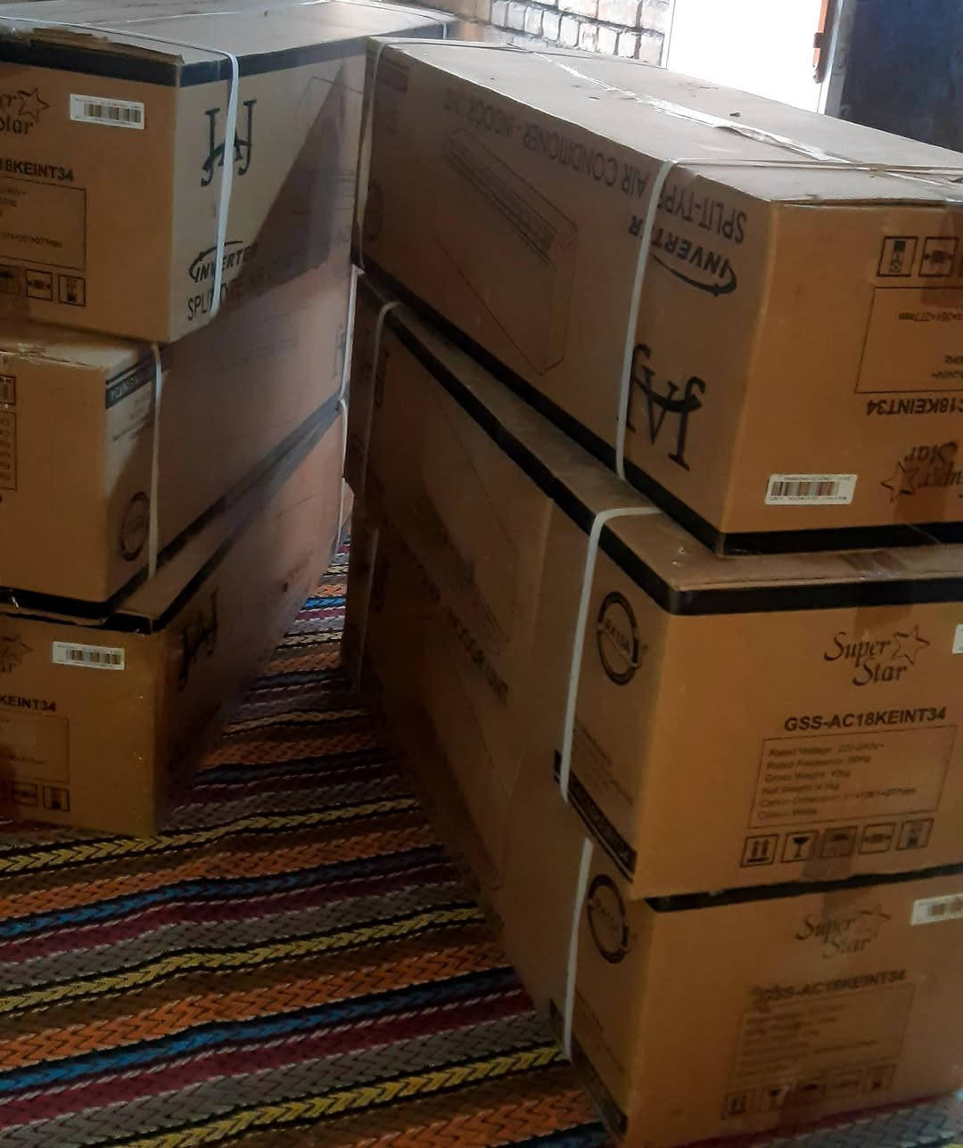 سبالت سوبر ستار جي اي جي أنفيرتر تحكم  امبيريه عدد8فئة طن ونص  غاز410نظام أستوائيT3 سعر السبلت الواحد 450قفل ألمكان بغداد ألرصافه الشراي اتصال فقط غير متواجد عل فيس 
***********
