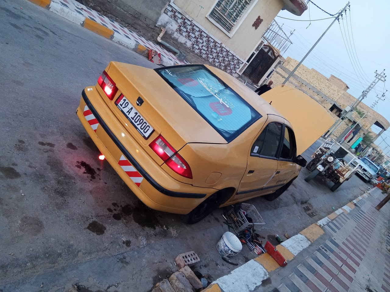 السلام عليكم سمند مديل 12كرستال رقم كربلاء دولي تحويل ثاني يوم مطلوبه غرمات 200الف وهيه مصلوبه 35الف خط جوال مكينه وكير وحداديه وطخم تاير كله جديد تبريد ععوز راديتر فقط وغاز السياره جاهزه وحله من الصور مكاني ذي قار سوق الشيوخ سعره 29وبيه مجال بسيط حق الجيه ***********

