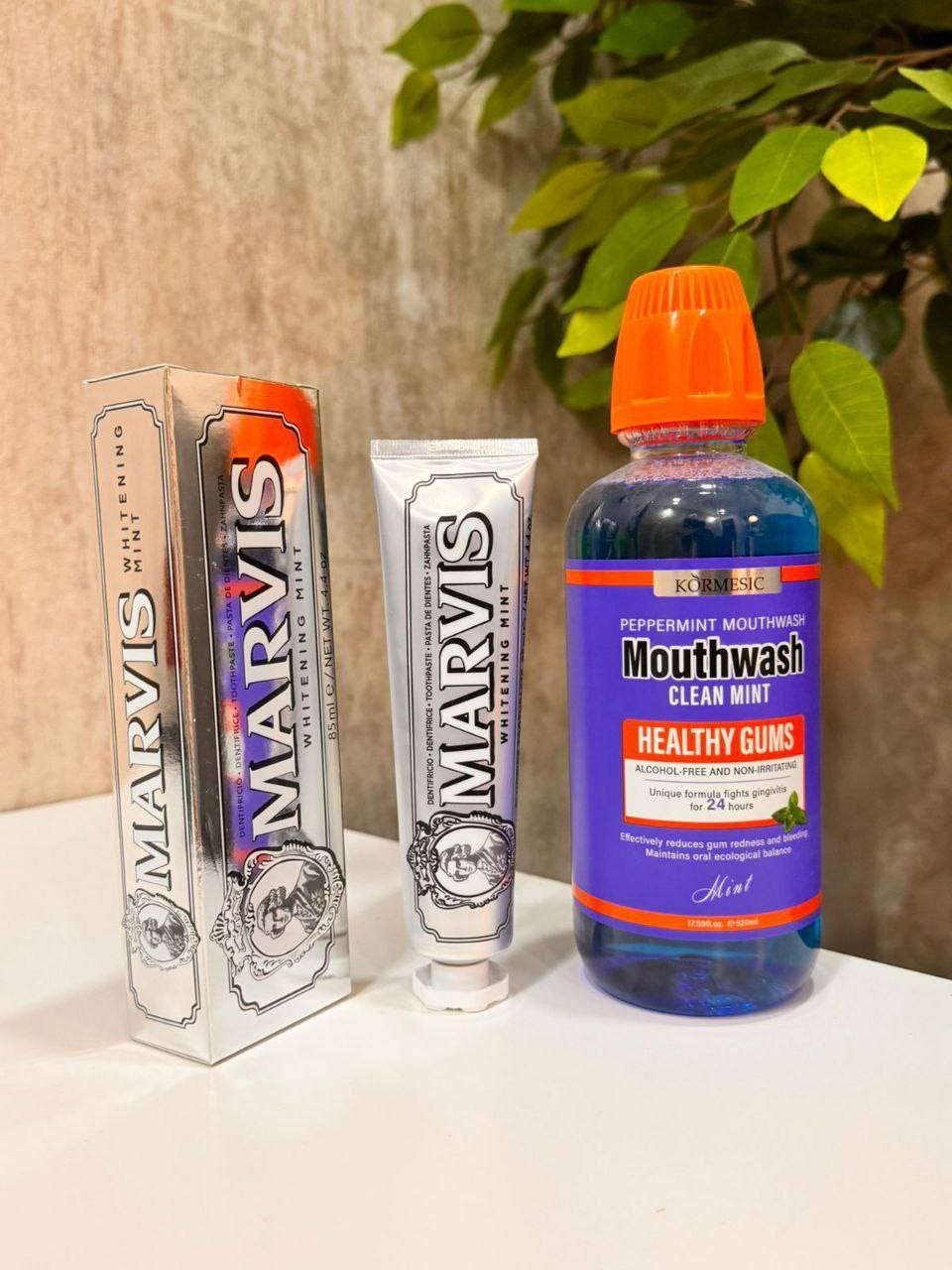 ✨ عرض مميز للعناية الكاملة بالفم ✨

دلّل أسنانك بنظافة وانتعاش يدوم مع عرض معجون الأسنان مارفيس ويّا غسول الفم كورمكس، الثنائي المثالي لتنظيف عميق وحماية يومية للفم والأسنان.

🦷 معجون الأسنان يساعد على تنظيف الأسنان وإزالة البلاك ويمنحك نفسًا منعشًا.
💙 غسول الفم يعزز النظافة ويصل للأماكن اللي ما توصلها الفرشاة حتى يحافظ على انتعاش الفم لفترة أطول.

مع هذا العرض راح تحصل على:
✨ نظافة أعمق للأسنان
✨ نفس منعش طوال اليوم
✨ عناية متكاملة للفم

اختيار مثالي لكل شخص يحب يحافظ على ابتسامة نظيفة ونفس منعش بكل وقت. 😁

السعر ٢٠ توصيل 4


**إذا كنت صاحب هذا الإعلان وتريد حذفه لأي سبب، رجاءا أرسل رسالة إلى الدعم الفني**