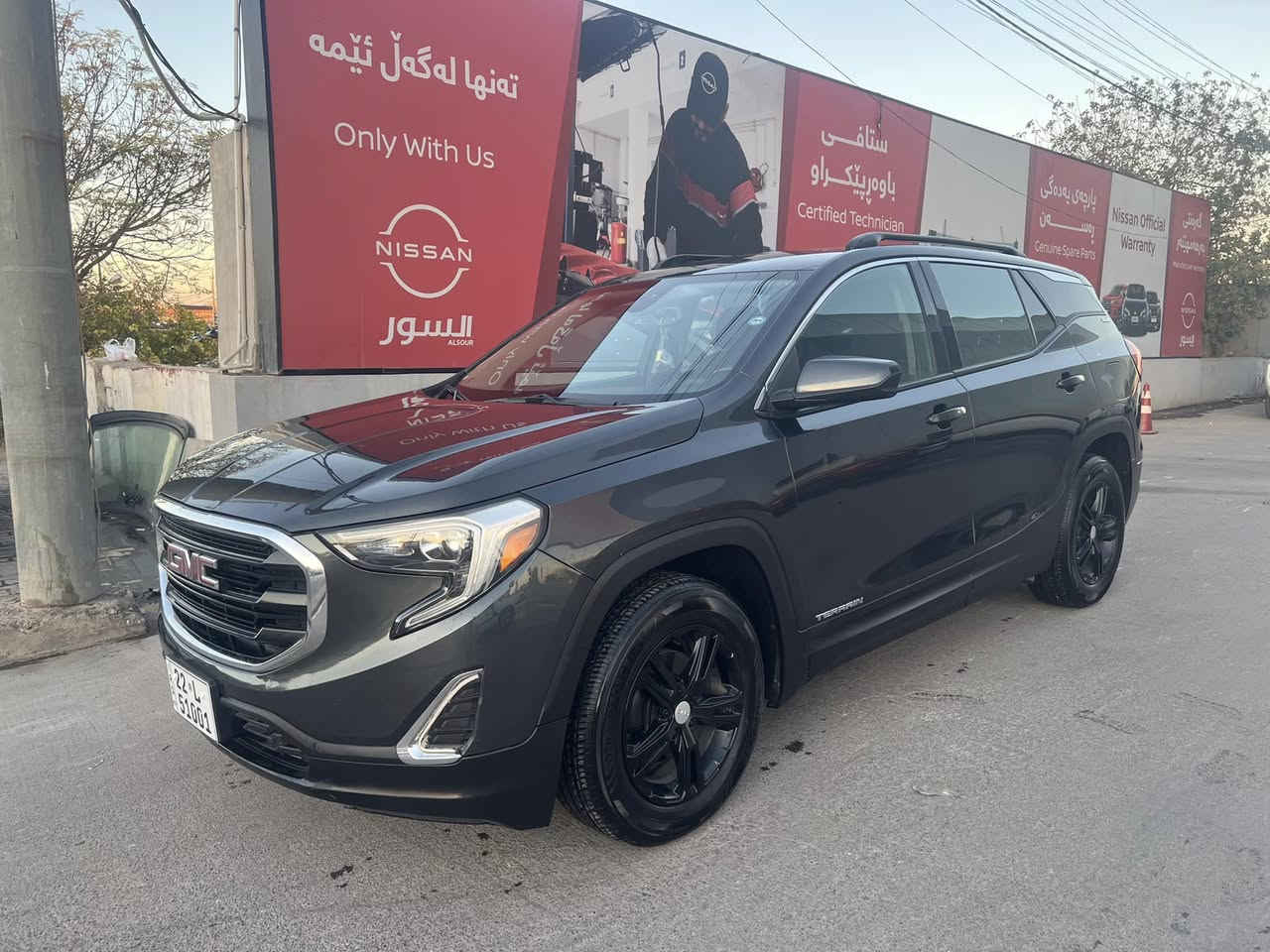 جمسي تيران بدون صبغ بدون دواخل بدون حادث كلين سياره ماشيه ١٣٢ الف كيلو مكان اربيل ***********
