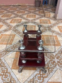 طاولات زجاج • طاولات قهوة • ٤ قطع