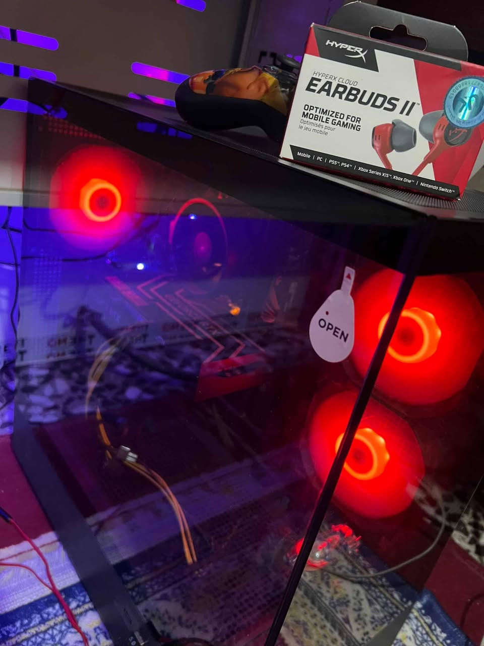 RTX 4060 (8GB)
كل الكراتين موجودة 

ryzen 5 5500

RAM : 32 DDR4

SSD: 1 TB

SSD: 512 GB

PSU : AICO 600W

الكيس من دارك فلاش  (DPX90)↗️

كيبورد من  Redragon K530 pro↗️

ماوس اتاك شارك x11↗️

180 HZ  MSI الشاشة من↗️

سماعات من هايبر اكس ايربود 2

بغداد السريدات القديمة

***********
