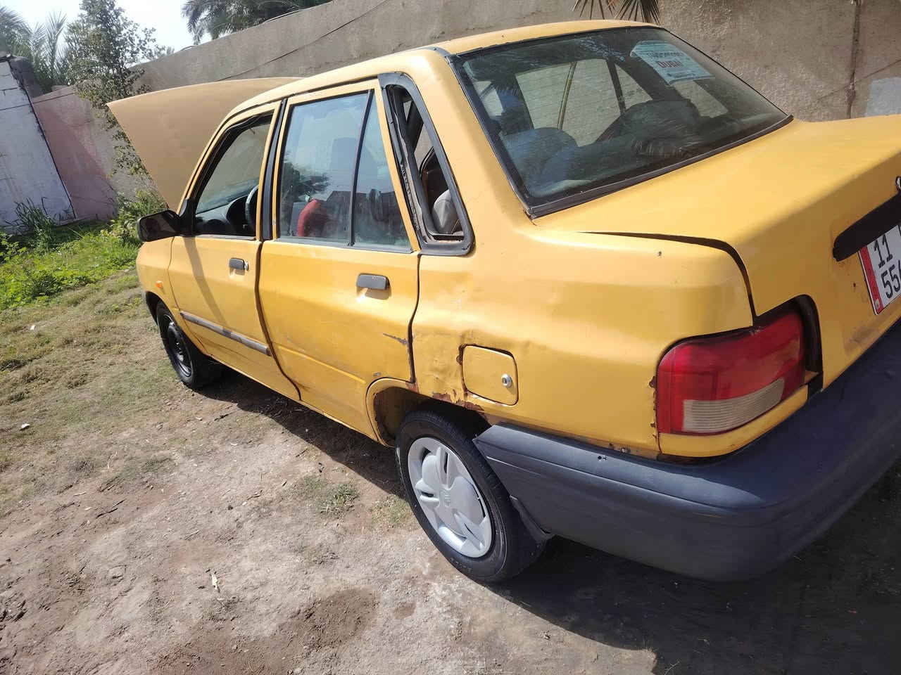 السلام عليكم سايبه موديل 12 للبيع مكينه بها خيط بخار والسياره بيها الخلفي طخه بيها سنويه لل 30 ارقام جديده تحويل مباشر سعر 22 وبيها مجال مكانه بغداد الاستفسار اتصل على الرقم ***********
