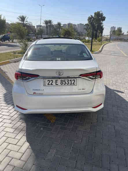 سلام عليكم 
كورلا للبيع 2023 شركة sis
سياره ماشيه 28الف 
فول مواصفات 1/1
مكفوله من بارد وصبغ 
سياره رقم اربيل 
هزه وسنويه جديده 
سلايت 
شاشه 
كاربلاي 
اشاير بل مري 
سياره بصمه 
ابواب بصمه 
محرك 1800
سياره جديده 
سعر 185 وبيه مجال قليل حك جيه 
مكان بغداد حي جهاد 
رقم الهاتف ***********
