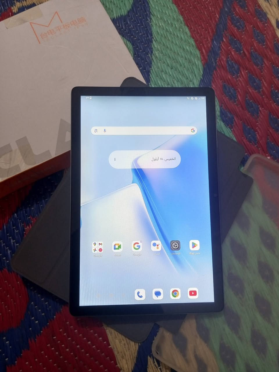 ايباد اصلي جديد للبيع ب115 ذاكرته 128 بطاريته 6000 شاشته 90هيرتز مكاني نجف شارع مجمع بيتي ***********
