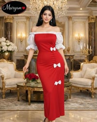 فستان فيونكا • اسود ماروني زيتوني • فري سايز