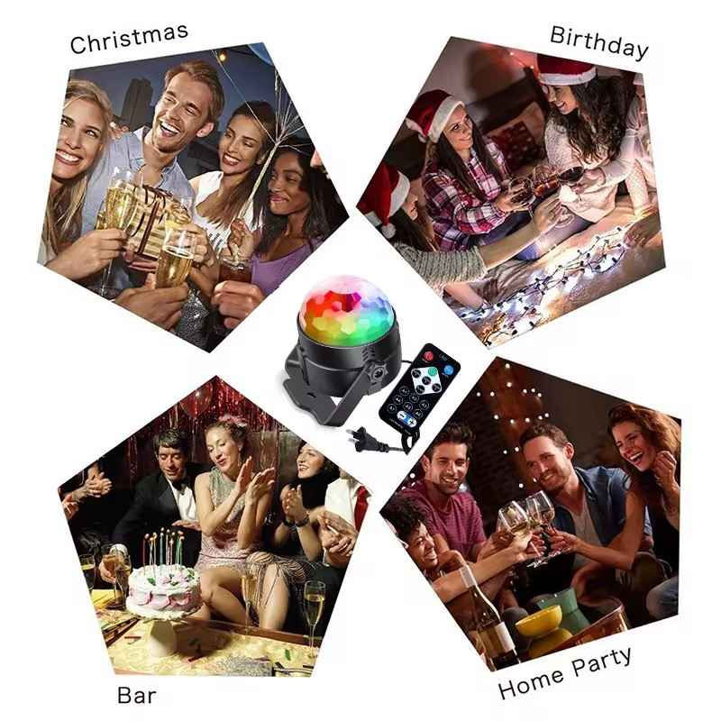 إضاءة حفلات LED Magic Ball مع ريموت كنترول

• إضاءة حفلات LED مدمجة بتأثير Magic Ball تضيف أجواء مميزة للحفلات والمناسبات داخل المنزل.

• تعمل بقدرة 3 واط أو 6 واط (حسب الموديل 3x1W أو 6x1W) لإضاءة واضحة ومناسبة للأماكن الداخلية.

• مزودة بريموت كنترول للتحكم السريع بالتشغيل والإيقاف، أوضاع الإضاءة، ووضع الصوت.

• تدعم وضع التفاعل مع الصوت (Sound Active) مع عدة أنماط: إضاءة ثابتة، ديناميكية، وتأثير ستروب.

• إمكانية التحكم بسرعة دوران المحرك من خلال أزرار التحكم.

• مصممة للعمل على كهرباء AC 100-240V أو عبر DC 5V/1A.

• نوع المنتج: LED Party Light
• التأثير: LED Magic Ball
• مصدر الإضاءة: 3x1W أو 6x1W
• القدرة: 3 واط / 6 واط
• العمر الافتراضي للمصدر: 200,000 ساعة
• الكهرباء AC: ‏100-240V / 50-60Hz
• الكهرباء DC: ‏5V / 1A
• الاستخدام: داخلي

محتويات العلبة:
• جهاز إضاءة LED Party Light
• ريموت كنترول
• ورقة تعليمات الاستخدام سامراء, صلاح الدين


**إذا كنت صاحب هذا الإعلان وتريد حذفه لأي سبب، رجاءا أرسل رسالة إلى الدعم الفني**