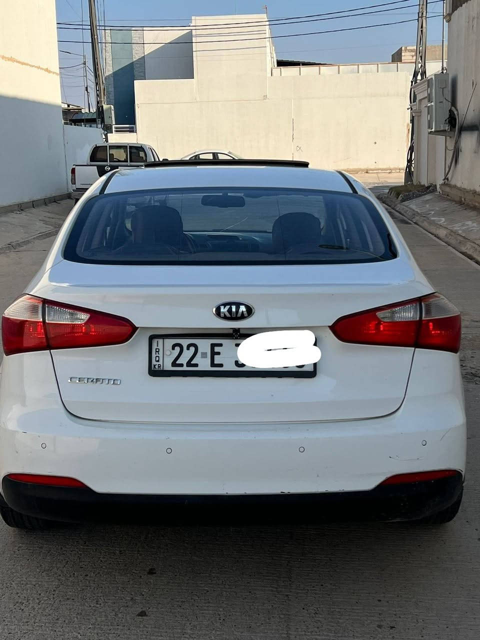 ا كيا سيراتو خليجي السعر 118
-موديل 2014 
-فول مواصفات مكفوله من الضربه بيه نص جاملغ الأمامي صبغ 
-تحم سترين جهتين 
-مري شفط
-ويل كروم 
-تخم تاير
-باتري جديد 
-مكينه 1600 دووش شرط مامفتوحه 
وبعد موصفات هواي         
- رقم أربيل إنكليزي  تحويل وكاله  الأستفسار ***********او***********
( مكلف بالنشر)
