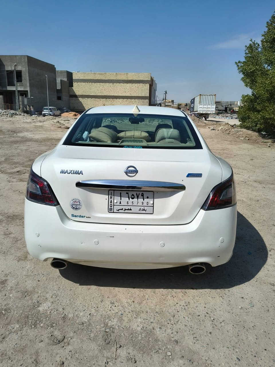 نيسان ماكسيما موديل 2013 خليجي 

ماشية 96 الف كم فقط قابل للزيادة

مكفولة بدون قطرة صبغ فقط الدعامية كلير وبيها شك بسيط واضح بالصور 

المواصفات
محرك 6 سلندر 3500 

حساس امامي خلفي

شاشة + كاميرا دوارة

الكراسي الأمامية كهرباء

كرسي السائق خزن وضعيتين + خروج ذكي

تبريد قطعتين + مناخين

فتحة سقف

سستم صوت Bose

منظومة زينون

بصمة تشغيل

الابواب الأمامية بصمة

خمسة ويل كب

بصمتين

ويل حجم 17 والاصلي 19 اسلمه مع السيارة

ارضيات الشركة مامفتوحات

كتلوك موجود

سنوية منتهية 

السعر 125 ورقة وبيها مجال 

مكان السيارة بابل حلة

للاستفسار الاتصال *********** متوفر واتساب
