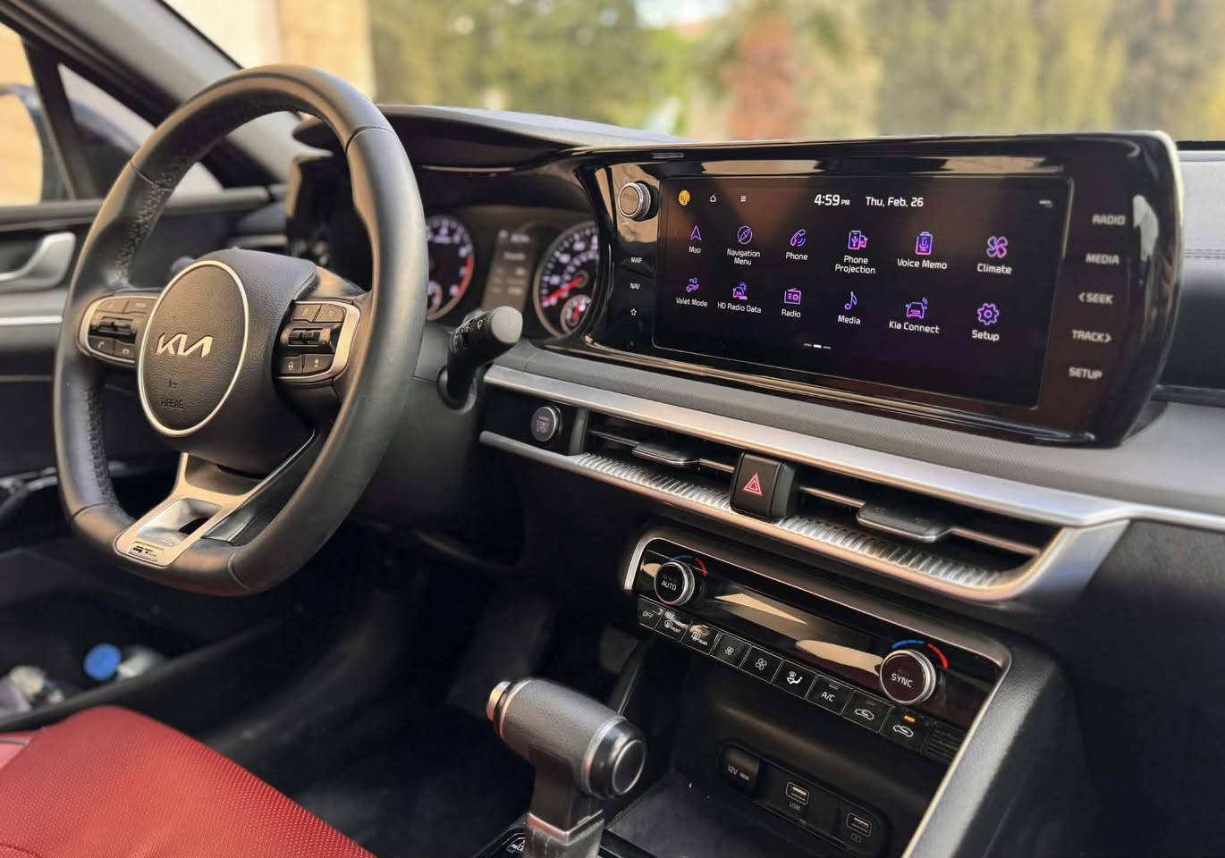 2024 KIA K5, GT LINE
محرك 1600 تيربو مواصفات جي تي لاين
حادثها بسيط بدون ايرباك / صور حادث راسلني خاص
سعرها مناسب راسلني وتدلل 
 فول مواصفات 
1-بصمة صندوق ذكي
2-شحن هاتف لاسلكي 
3- قياده ذاتيه ؏ الخطوط السريعه
4- هاند بريك بصمه 
5- سقف أسود 
6- مثبت سرعه 
7-نضام ABS
8- مانع انزلاق
9-حساس أطارات 
10-بك لايت ليد
11-شاشة
12- كامره دواره
13- كشافات امامي
14-شاشه اعطال
15-ويل كورم لونين
16-رادار جانبيه
17-مراقبة النقطة العمياء
18-رادار الخطوط البيضاء 
19-اشاير بالمري 
21-كشنات جلد اسود
22-‏ مقعد للسائق قابل للتعديل كهربائياً
23-لايتات ‏4 عدسات
24-نضام قياده سبورت +سوبر سبورت +نورمال  
26-فول تحكم ستيرن
27-كير أوتو + عادي
28- ئوتو بريك 
29- ‏ ‏الخريطة
31- ستيرن حرف D  
32-‏Led +  زينون
33-السياره فول رادرات
34-التشغيل عن بعد
‏AUTO HOLD-38
39-تصميم خارجي رياضي
41-نظام الملاحة
42-مصابيح خلفية LED
43-مصابيح ضباب LED
44-لاسلكي Android Auto  
45 - لاسلكي 
46_تشغيل عن بعد
رقمي للستفسار  ***********
العنوان كركوك
