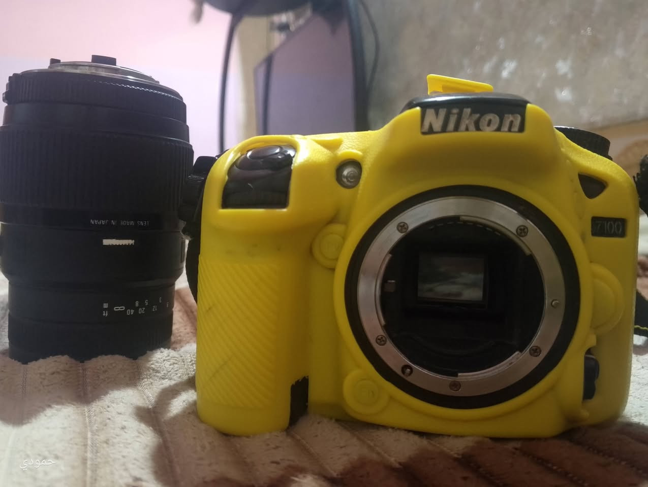 السلام عليكم.....
كاميرا 7100 نضيفه للبيع 

برغي مامفتوح بيه نضيفه كلشي مابيه 

كامل ملحقات وياهه
السعر: 500
مكاني ذي قار الشطرة 
للتواصل  Ahmed Akram
