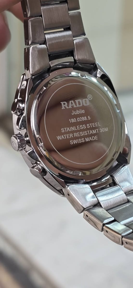 سويس رادو
قطعه باله اوربي غير مستعمل 
موديل انتاج قديم 
وزن ثقيل سناتر تحفه 
مينه نانو سيراميك 
معدن ستلنلس ستيل ضد الماء 
السعر ٤٠ الف على اول تم


**إذا كنت صاحب هذا الإعلان وتريد حذفه لأي سبب، رجاءا أرسل رسالة إلى الدعم الفني**