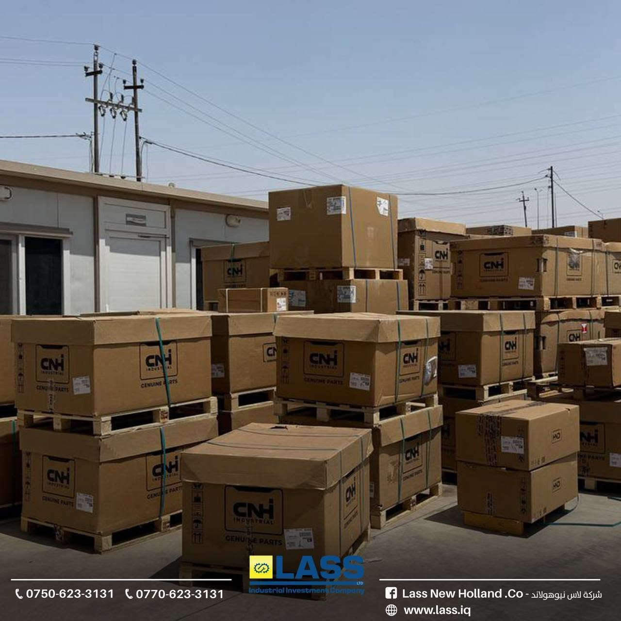 تعلن  شركة لاس فرع الموصل عن وصول دفعة جديدة من المواد الاحتياطية الأصلية (CNH) نيوهولاند & فيات  لضمان أفضل أداء وكفاءة لمعداتكم

 متوفر لدينا:

 جميع المواد الاحتياطية الأصلية

 جودة عالية وضمان معتمد

 أفضل الأسعار في السوق

 زورونا في مواقعنا الكائن 

الموصل /الجانب الايمن / صناعي وادي عكاب / جانب معمل راشي البدر 

للتواصل :

*********** 

 ***********

 خدمتكم هي أولويتنا – تواصلوا معنا الآن
