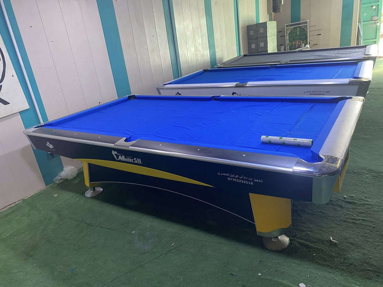 يوجد مستخدم كافه أنواع بليارد 

يوجد توصيل كافه محافظات 

الأرقام ***********
