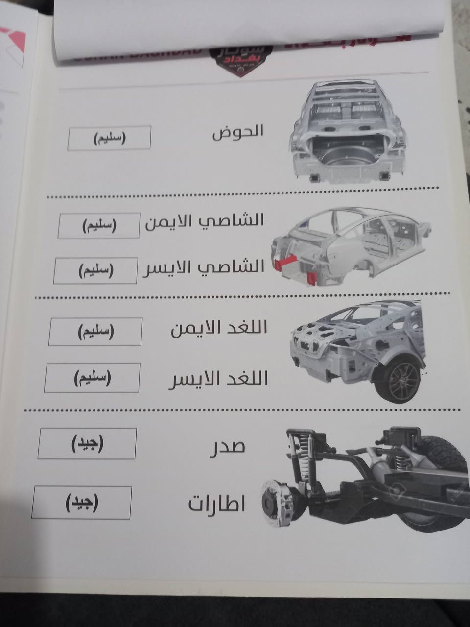 السلام عليكم سبورتج موديل ٢٢ فول واحد على واحد sx اعلا موصفات باسبورتج سياره كلين امريكي حادثه دخول امطار للدوسه سيارة شغاله تقرير تعمل وتسير اني مستورده على ايدي صار سنتين عندي خير من الله واكو فيديو السياره شغاله باامريكه سعر ١٩٠ وبيها مجال ماشيه ٤٠  عنوان بغداد حي اور خلف نادي ***********
