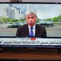 شاشة للبيع حجم 43 نظيفه جدا بدون اي ضرر للتواصل رقم تلفون 07705908669