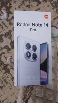 شاومي نوت 14برو استعمال يومين فقط بس الشاشه مالته طافيه مع ملحقاته الا...