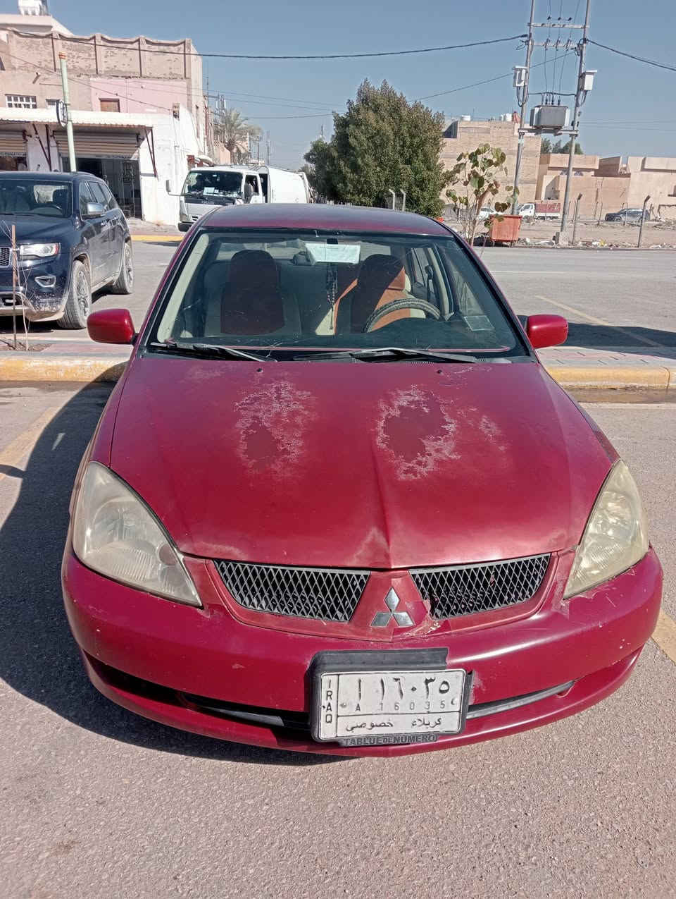 لانسر بومة 2010 لون ماروني رقم كربلاء گير ومحرك 1500بحالة جيدة السيارة بية البنيد بية جراد وبية معجون بالجاملغ الأيمن وبية معجون بالجاملغ الخلفي والبيبان مرشوشات اثر جراد يعني صفحة صبغ ابيع نفس الجهة بدون داواخل وبدون فتح وتبديل ووبية جراد بالجاملغ الخلفي جهة السايق تبريد وتدفئ شغال السنوية بااسمي بس نافذة حالياً  السعر 66 وبية مجال مكان السيارة كربلاء طوريج السياحي
***********
