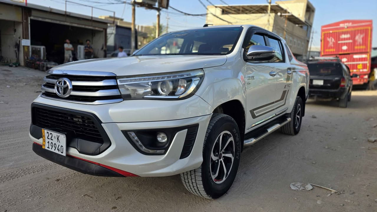 السلام عليكم
Toyota TRD 2019
4X4

للبيع
سيارة مكفولة كفالة عامة ما عدا صبغ بالهلالي مالت چاملخ الخلفي واصل للخطة

محرك وگير جديد كفالة
حدادية امامي خلفي مع دبلات كلة جديد كفالة
باتري جديد
سيارة جديدة وترايك وين ما يعجبك

رقم اربيل الجديد سنوية ما ساقطة
تحويل وكالة حاضر

مكان النجف
السعر 290 وبيها مجال
*********** تواصل النجف, العراق
