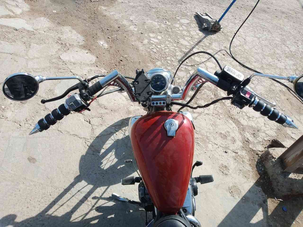 هوندا هارلي ياباني الصنع 
دراجه جديده نكره 
مكانه الدوره ابو دشير 
مراوس بي سي اكس 
***********
