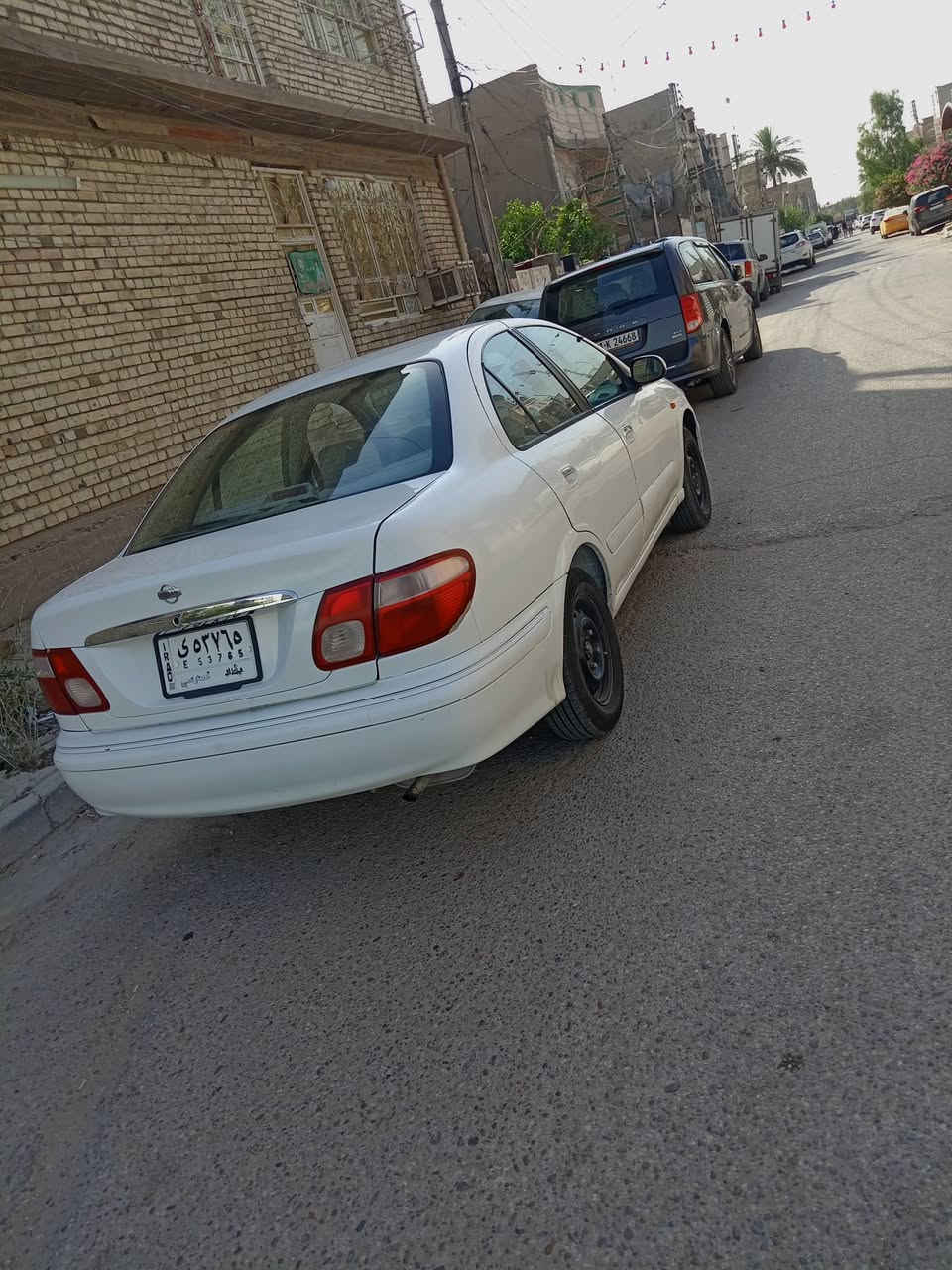 نيسان سني موديل 2002 مكينه كير ممتاز السياره كير عادي حداديه جيده سياره تخم تاير جديد رقم بغداد السعر 59 وبيها مجال بسيط الاستفسار على هذا الرقم *********** محمد العنوان بغداد الشعب
