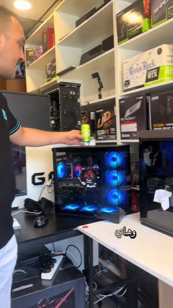 i5 10400f H510m Ram 8gb  M.2-512gb  Rx 580 8gb Psu 500w Case herogear 600,000 العنوان بغداد السيدية شارع المركز للتواصل: *********** ***********
