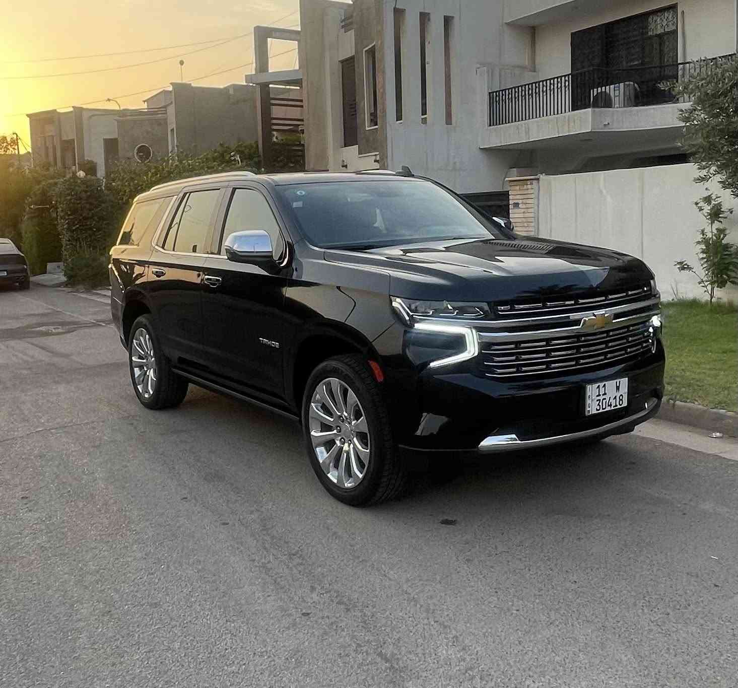 تاهو بريمير ٢٠٢٣ ماشيه ٣٩ الف كيلو باسمنا تحويل خليجي وكاله بيها صبغ ربع الدعاميه وتكحيل بالجاملغ كارت بسيط جدا ميتجاوز ١٥ سم  وبيها تكحيل بسيط بالباب الخلف السائق وموضح بالسونار المرفق مع الصور صدر امامي خلفي جيد جدا محرك مكفول كير مكفول مسويلها ادامه كامله حتى هايدروليك كير وفلتر جديد هزه وسنويه جديده 
مواصفات البريمر معروفه فول ١/١ سياره جديده واستعمال شخصي مكان السياره بغداد اليرموك السعر ٥ دفاتر ٥٠ الف دولار وبيها مجال بسيط للاستفسار الاتصال على ***********
