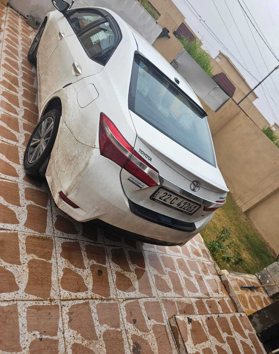 كورلا 2015 خليجي  كير ايتي مو سفتي محرك 1600 منظومة غاز شرط لا دونز ولا غيره مشي بيه 160 ولا تفكر بشي سياره كامله شرط بره مابيه نقص  غير حساس صالنه وبس 👍ضويه زنون كامره داخليه مرتبه على اخر شي  رقمه اربيل دولي بسمي سياره كامله بيه ضربات خفيفه بس اكول حزام بيه مكاني صلاح الدين /مراوس بكامري فقط مابيع بس مراوس *********** المراسله وات ساب 👍
