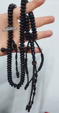 سبحة • ابنوس طبيعي • ٣ عداد