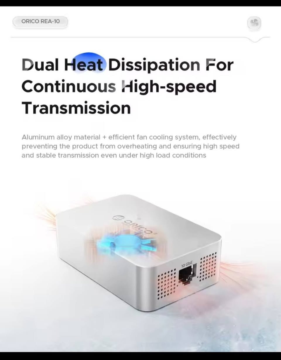 بطاقة شبكة REA Orico المحمولة 10 جيجابت
MIC 4 USB 3 Thunderbolt متوافقة مع صمت تبديد الحرارة 2.5G
1G NIC
... الي يخدمه يدفع بيه سعر...


**إذا كنت صاحب هذا الإعلان وتريد حذفه لأي سبب، رجاءا أرسل رسالة إلى الدعم الفني**