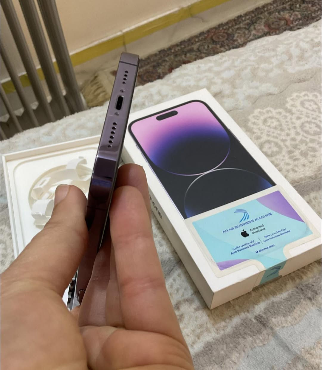 14 برو ماكس ذاكرة 256 بطاريه 88
جهاز مكفول جداً نضيف بلادي على الفحص 
عربي شرق اوسط 
سعر 865
بغداد ***********
