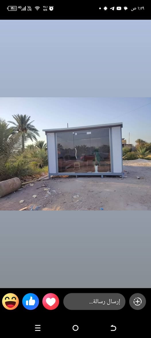 🏠معمل ماستر لصناعة الكرفانات والدور الجاهزه((🔥يوجد مانع حريق ومقاوم حريق💯))يوجد جميع القياسات درجه اولى وحسب الطلب شرط (استلام مهندس) وتجهيز جميع جميع الواقع ويوجد توصيل لجميع المحافظات 🚚🚚 وبأسعار مناسبه الموقع ((🛑 بابل طريق حلة ديوانية منطقة المعيميرة 🛑 )) للاستفسار
*********** 📞📞☎️☎️
***********
