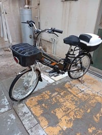 دراجه شحن بطاريات ليثيوم ريموت كنترول مصباح امامي هورن سرعه بطئ ووسط و...