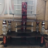 ميز زجاجي • قاعدة بلازما • نضيف