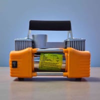 منفاخ ثنائي سلندر • عدة كاملة • مصباح طوارئ