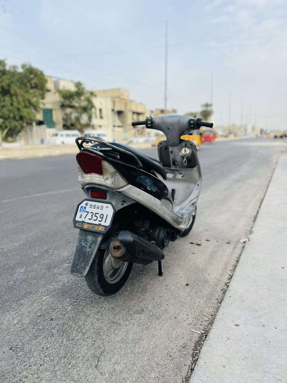 سلام عليكم ماكس منغولي لبيع دراجه دراجه نازله صاله 7اشهر 
خير من الله نكره بكل وقت مبدل بيه بس كازكيت مكاني بغداد مدينت صدر بلورفلي قرب النوار رقم ***********
