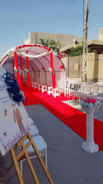 تتوفر خيمه خطوبه بأسعار تنافسيه 

توفرت بأشكال وأحجام القياسات المختلفه 

العنوان /ذي قار قلعه سكر /فلكه الخنساء /مقابل محمد العريفي / مكتب )احمد(

 للتواصل /***********
