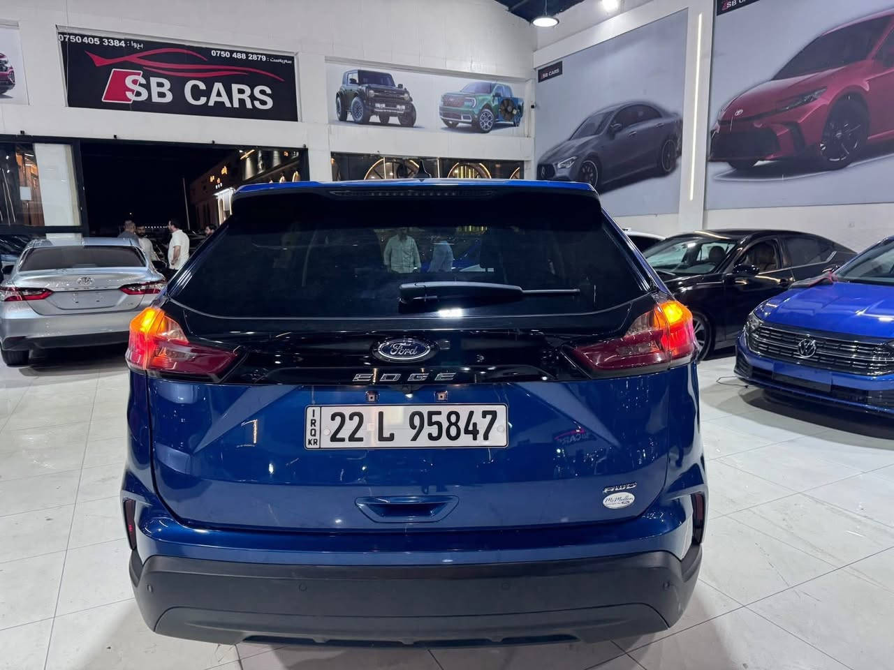 Ford edge 2022
***********
***********
سعر بلاش ١٢٩$ قفل🔥🔥

مواسفات SEL 
رادارات ٣٦٠ درجة
صندوق شفط
كراسي جلد كهربائ و تدفئة 
شاشة تيسلا
تحكمات ستيرن
كيج الكتروني
ويالة ١٩
لايتات ليد
محرك ٤ سلندر ٢٠٠٠ تيربو
دفع رباعي 
ماشية ٣٩ الاف مايل فقط 
ضرر❌بجم سليم ٤ قطعة صبغ و ربع قماره 
بدون دواخل رقم شاصي مرفقه مع صور
❌شرط بحم سليم و ارباك ستيرن و داشبورد ما طاك 
موجودة 📍اربيل معرض S.B cars 🚘 
سيارة مرقم اربيل بسمي

***********
***********

ملاحظة ❌عدنا خدمة اقساط اذا مقدمة ٩٠$(تسعين ورقة)
