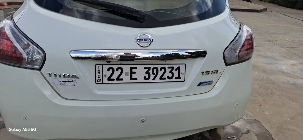 نیسان تیدا ٢٠١٤
بێ بۆیاغ 
مواسفات فول فول خلیجی ١٦٤٠٠٠ کم رۆیشتوە  ناو زەرد 
کشین جلد 
بصمة
سلاید
ئاوینە اشارەت
ئاوینەکانی دەنوشتێنەوە 
ویل کپ
ناو فۆرمیکە
تعدیل سورعە و مەکینە گەورە ١٨
گیرو مەکینە بەشەرتە  کەمەک پەلەی ساردی هەیە  
سەیارەکە زۆر توندو تۆلە
نرخی١١٦ وەرەقە 
بۆ پەیوەندی            
***********
         *********** أربيل, العراق
