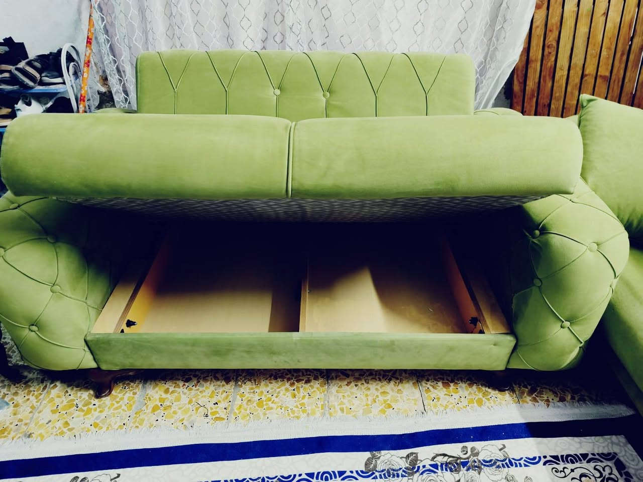 تخم تركي 7 مقاعد اسفنج بولستر طبي مريح يحتوي مخزن وسرير مع 9 كوشات ب٣٠٠
البنوك قرب البنزين خانه


**إذا كنت صاحب هذا الإعلان وتريد حذفه لأي سبب، رجاءا أرسل رسالة إلى الدعم الفني**